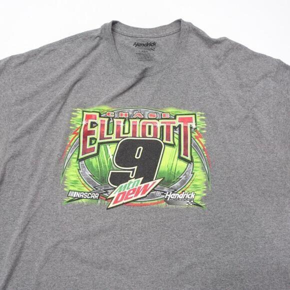 Hendrick Graphic T-Shirt Men's Size‎ 3XL Gray Short Sleeve Crew Neck Pullover - Picture 2 of 8